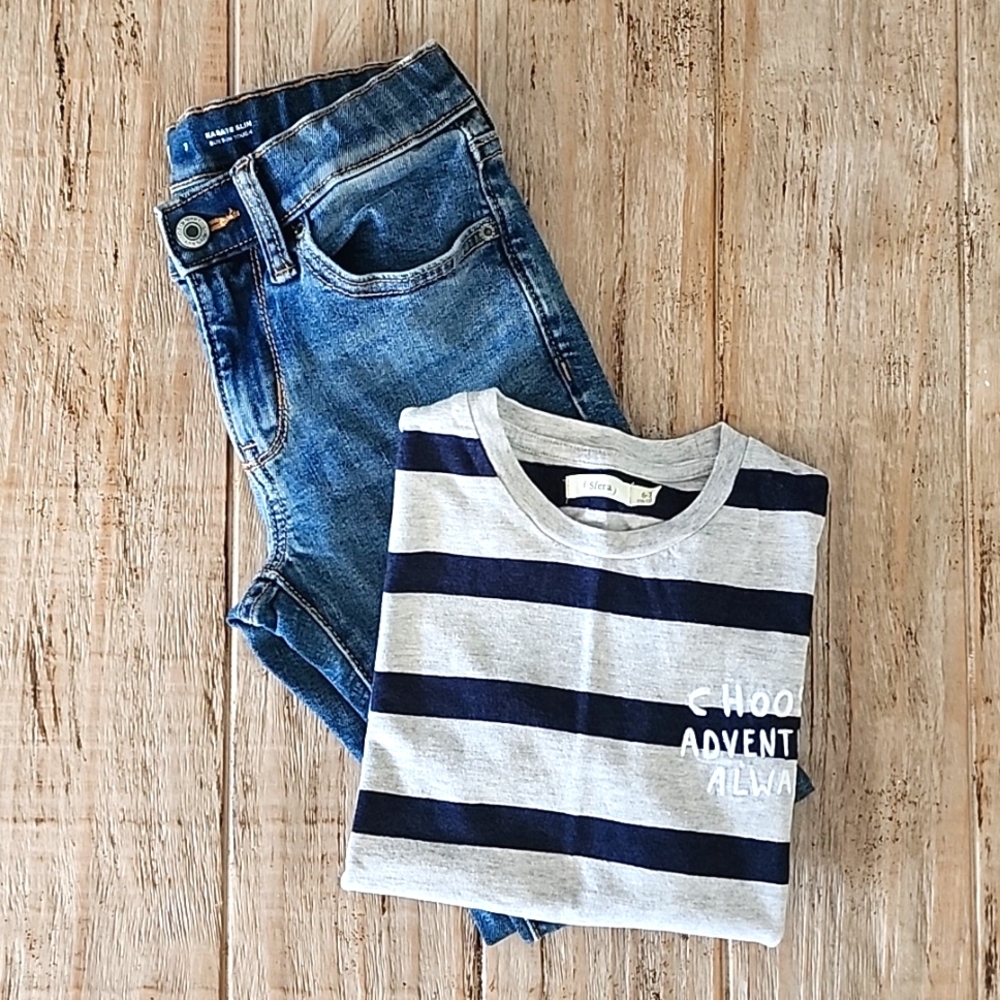 Boys outfit- Jeans and Tshirt